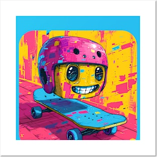 Skater Head Posters and Art